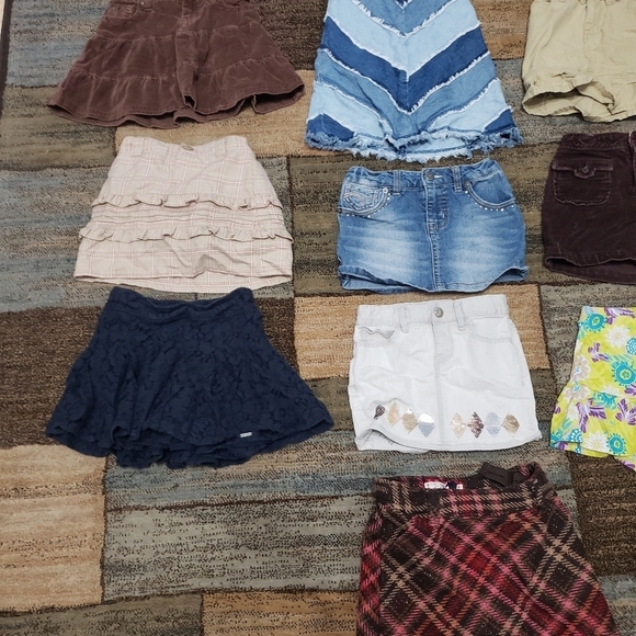 Girls size 6 summer skirt bundle of 10 - Picture 2 of 6